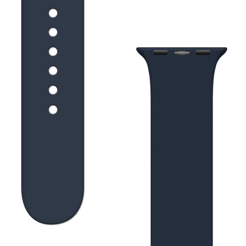 Silicone Strap APS Silicone Watch Band 8/7/6/5/4/3/2 / SE (41/40 / 38mm) Strap Watchband Dark Blue - TopMag