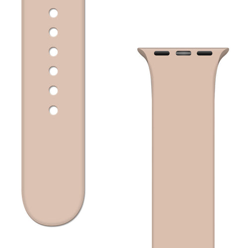 Silicone Strap APS Silicone Watch Band 8/7/6/5/4/3/2 / SE (41/40 / 38mm) Strap Watchband Sand - TopMag