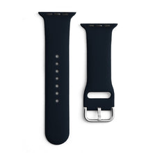 Заредете изображение във визуализатора на галерията – Silicone Strap APS Silicone Watch Band 8/7/6/5/4/3/2 / SE (41/40 / 38mm) Strap Watchband Black - TopMag
