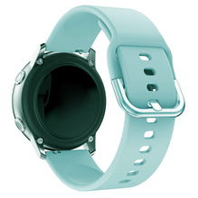 Заредете изображение във визуализатора на галерията – Silicone Strap TYS smart watch band universal 20mm turquoise - TopMag
