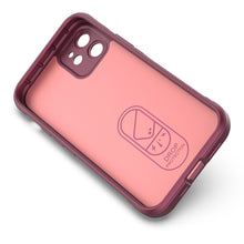 Заредете изображение във визуализатора на галерията – Magic Shield Case case for iPhone 12 elastic armored case burgundy - TopMag
