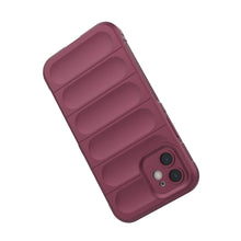 Заредете изображение във визуализатора на галерията – Magic Shield Case case for iPhone 12 elastic armored case burgundy - TopMag
