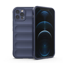 Заредете изображение във визуализатора на галерията – Magic Shield Case case for iPhone 12 Pro flexible armored case dark blue - TopMag

