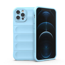 Заредете изображение във визуализатора на галерията – Magic Shield Case case for iPhone 12 Pro flexible armored case light blue - TopMag

