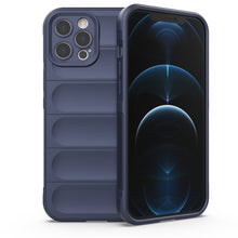 Заредете изображение във визуализатора на галерията – Magic Shield Case case for iPhone 12 Pro Max flexible armored dark blue cover - TopMag
