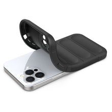 Заредете изображение във визуализатора на галерията – Magic Shield Case case for iPhone 12 Pro Max flexible armored dark blue cover - TopMag
