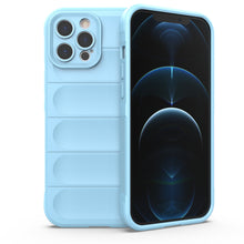 Заредете изображение във визуализатора на галерията – Magic Shield Case case for iPhone 12 Pro Max flexible armored case light blue - TopMag
