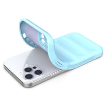 Заредете изображение във визуализатора на галерията – Magic Shield Case case for iPhone 12 Pro Max flexible armored case light blue - TopMag
