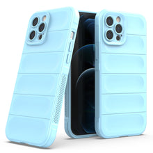 Заредете изображение във визуализатора на галерията – Magic Shield Case case for iPhone 12 Pro Max flexible armored case light blue - TopMag
