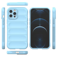 Заредете изображение във визуализатора на галерията – Magic Shield Case case for iPhone 12 Pro Max flexible armored case light blue - TopMag
