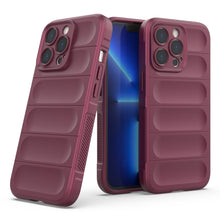 Заредете изображение във визуализатора на галерията – Magic Shield Case case for iPhone 13 Pro elastic armored sleeve burgundy - TopMag
