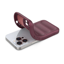 Заредете изображение във визуализатора на галерията – Magic Shield Case case for iPhone 13 Pro elastic armored sleeve burgundy - TopMag
