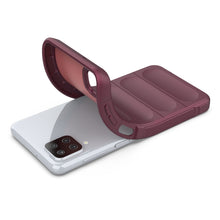 Заредете изображение във визуализатора на галерията – Magic Shield Case case for Samsung Galaxy A12 elastic armored cover burgundy - TopMag
