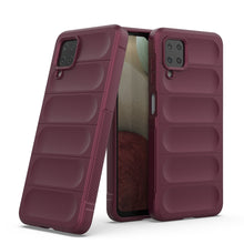 Заредете изображение във визуализатора на галерията – Magic Shield Case case for Samsung Galaxy A12 elastic armored cover burgundy - TopMag
