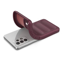 Заредете изображение във визуализатора на галерията – Magic Shield Case Case for Samsung Galaxy A52s 5G / A52 5G / A52 4G Flexible Armored Cover Burgundy - TopMag
