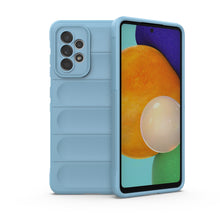 Заредете изображение във визуализатора на галерията – Magic Shield Case Case for Samsung Galaxy A52s 5G / A52 5G / A52 4G Flexible Armored Cover Light Blue - TopMag
