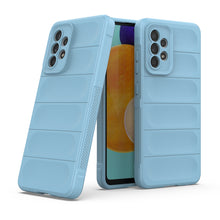 Заредете изображение във визуализатора на галерията – Magic Shield Case Case for Samsung Galaxy A52s 5G / A52 5G / A52 4G Flexible Armored Cover Light Blue - TopMag

