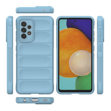 Заредете изображение във визуализатора на галерията – Magic Shield Case Case for Samsung Galaxy A52s 5G / A52 5G / A52 4G Flexible Armored Cover Light Blue - TopMag
