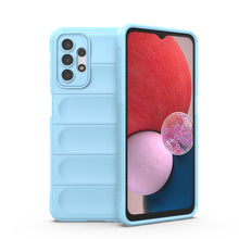 Заредете изображение във визуализатора на галерията – Magic Shield Case Case for Samsung Galaxy A13 5G Flexible Armored Cover Light Blue - TopMag
