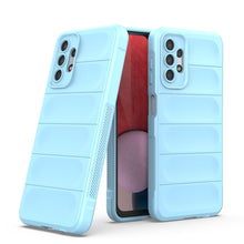 Заредете изображение във визуализатора на галерията – Magic Shield Case Case for Samsung Galaxy A13 5G Flexible Armored Cover Light Blue - TopMag
