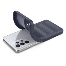 Заредете изображение във визуализатора на галерията – Magic Shield Case Case for Samsung Galaxy A33 5G Flexible Armored Cover Dark Blue - TopMag
