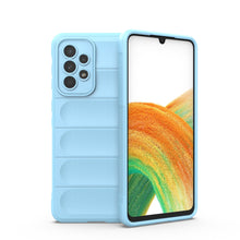 Заредете изображение във визуализатора на галерията – Magic Shield Case Case for Samsung Galaxy A33 5G Flexible Armored Cover Light Blue - TopMag
