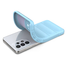 Заредете изображение във визуализатора на галерията – Magic Shield Case Case for Samsung Galaxy A33 5G Flexible Armored Cover Light Blue - TopMag

