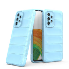 Заредете изображение във визуализатора на галерията – Magic Shield Case Case for Samsung Galaxy A33 5G Flexible Armored Cover Light Blue - TopMag
