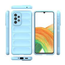Заредете изображение във визуализатора на галерията – Magic Shield Case Case for Samsung Galaxy A33 5G Flexible Armored Cover Light Blue - TopMag
