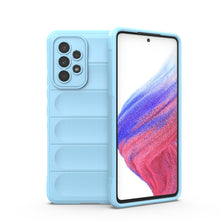 Заредете изображение във визуализатора на галерията – Magic Shield Case Case for Samsung Galaxy A53 5G Flexible Armored Cover Light Blue - TopMag
