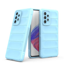 Заредете изображение във визуализатора на галерията – Magic Shield Case Case for Samsung Galaxy A53 5G Flexible Armored Cover Light Blue - TopMag
