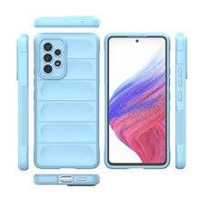 Заредете изображение във визуализатора на галерията – Magic Shield Case Case for Samsung Galaxy A53 5G Flexible Armored Cover Light Blue - TopMag
