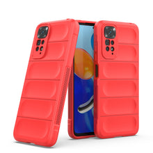 Заредете изображение във визуализатора на галерията – Magic Shield Case for Xiaomi Redmi Note 11 flexible armored cover red - TopMag
