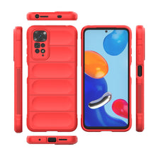 Заредете изображение във визуализатора на галерията – Magic Shield Case for Xiaomi Redmi Note 11 flexible armored cover red - TopMag
