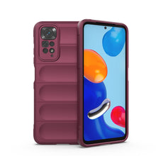 Заредете изображение във визуализатора на галерията – Magic Shield Case for Xiaomi Redmi Note 11 flexible armored cover burgundy - TopMag
