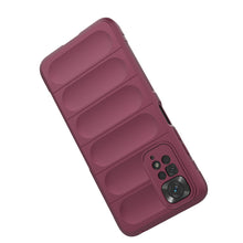 Заредете изображение във визуализатора на галерията – Magic Shield Case for Xiaomi Redmi Note 11 flexible armored cover burgundy - TopMag
