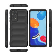 Заредете изображение във визуализатора на галерията – Magic Shield Case case for Xiaomi Redmi Note 11 flexible armored cover dark blue - TopMag
