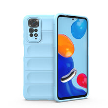Заредете изображение във визуализатора на галерията – Magic Shield Case for Xiaomi Redmi Note 11 flexible armored cover light blue - TopMag
