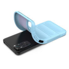 Заредете изображение във визуализатора на галерията – Magic Shield Case for Xiaomi Redmi Note 11 flexible armored cover light blue - TopMag
