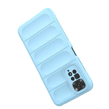 Заредете изображение във визуализатора на галерията – Magic Shield Case for Xiaomi Redmi Note 11 flexible armored cover light blue - TopMag
