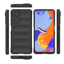 Заредете изображение във визуализатора на галерията – Magic Shield Case case for Xiaomi Redmi Note 11 Pro flexible armored cover black - TopMag

