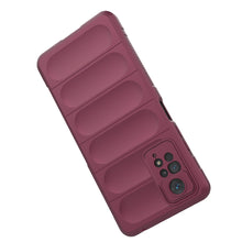 Заредете изображение във визуализатора на галерията – Magic Shield Case case for Xiaomi Redmi Note 11 Pro elastic armored cover burgundy - TopMag
