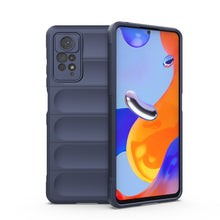 Заредете изображение във визуализатора на галерията – Magic Shield Case case for Xiaomi Redmi Note 11 Pro flexible armored cover dark blue - TopMag
