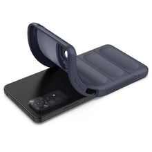 Заредете изображение във визуализатора на галерията – Magic Shield Case case for Xiaomi Redmi Note 11 Pro flexible armored cover dark blue - TopMag
