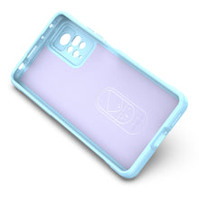 Заредете изображение във визуализатора на галерията – Magic Shield Case for Xiaomi Redmi Note 11 Pro Flexible armored cover light blue - TopMag

