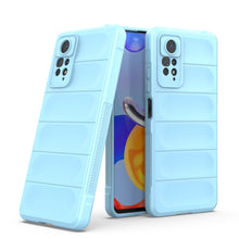 Заредете изображение във визуализатора на галерията – Magic Shield Case for Xiaomi Redmi Note 11 Pro Flexible armored cover light blue - TopMag
