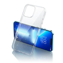 Заредете изображение във визуализатора на галерията – Kingxbar Elegant Series case iPhone 13 case back cover transparent (glitter) - TopMag
