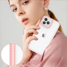 Заредете изображение във визуализатора на галерията – Kingxbar Sparkle Series case iPhone 13 Pro with crystals back cover pink - TopMag
