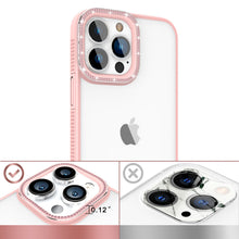 Заредете изображение във визуализатора на галерията – Kingxbar Sparkle Series case iPhone 13 Pro with crystals back cover pink - TopMag
