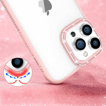Заредете изображение във визуализатора на галерията – Kingxbar Sparkle Series case iPhone 13 Pro with crystals back cover pink - TopMag
